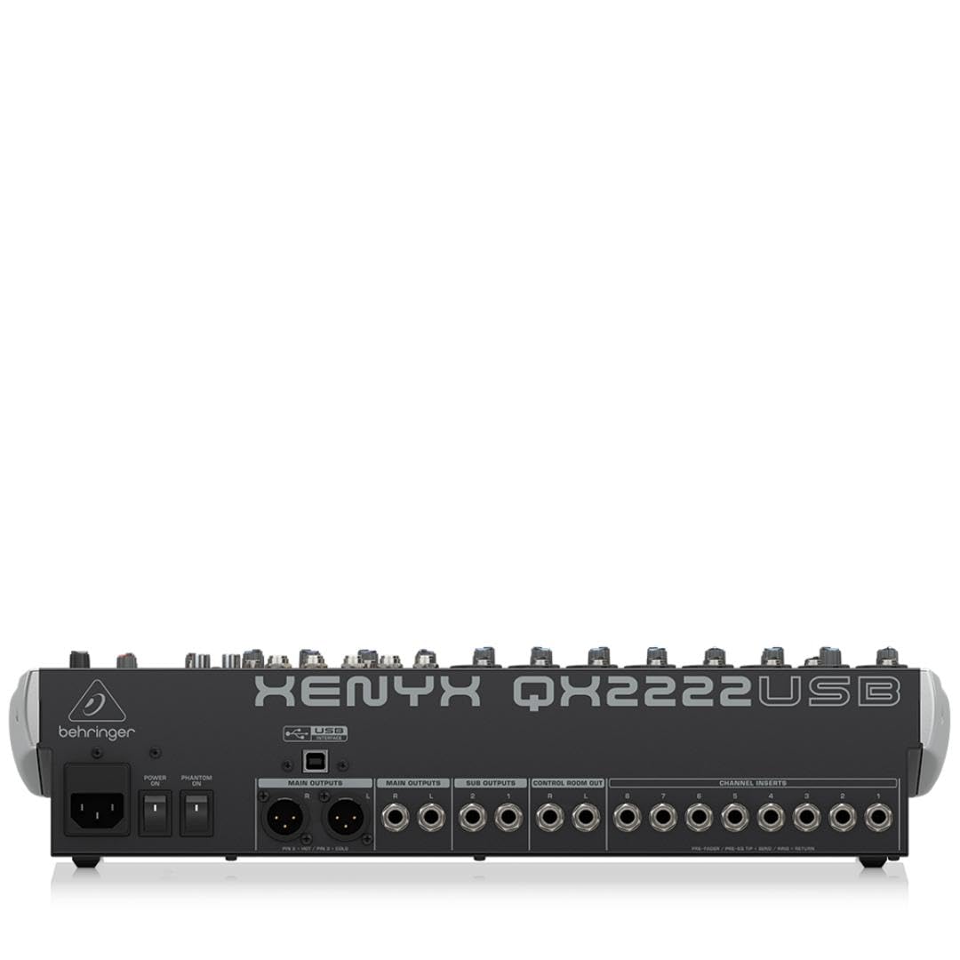 Amazon.com: Behringer XENYX QX2222USB Premium 22-Input 2/2-Bus
