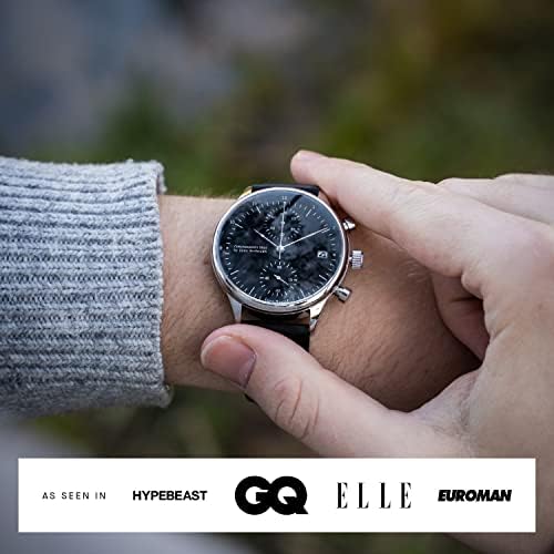 Amazon | ヴィンテージ1844クロノグラフメンズ腕時計、ステンレス