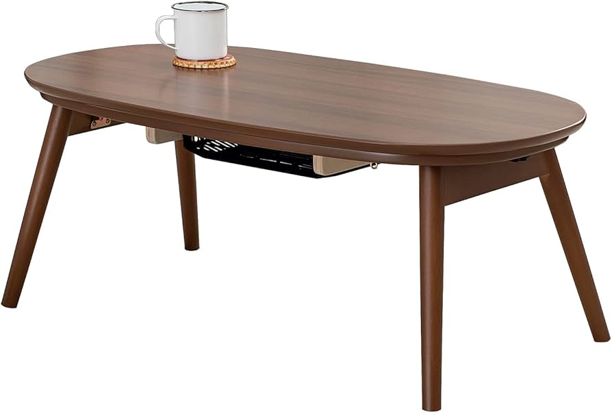 Amazon | 萩原 こたつテーブル カジュアル 一人用 【コタツに見えない