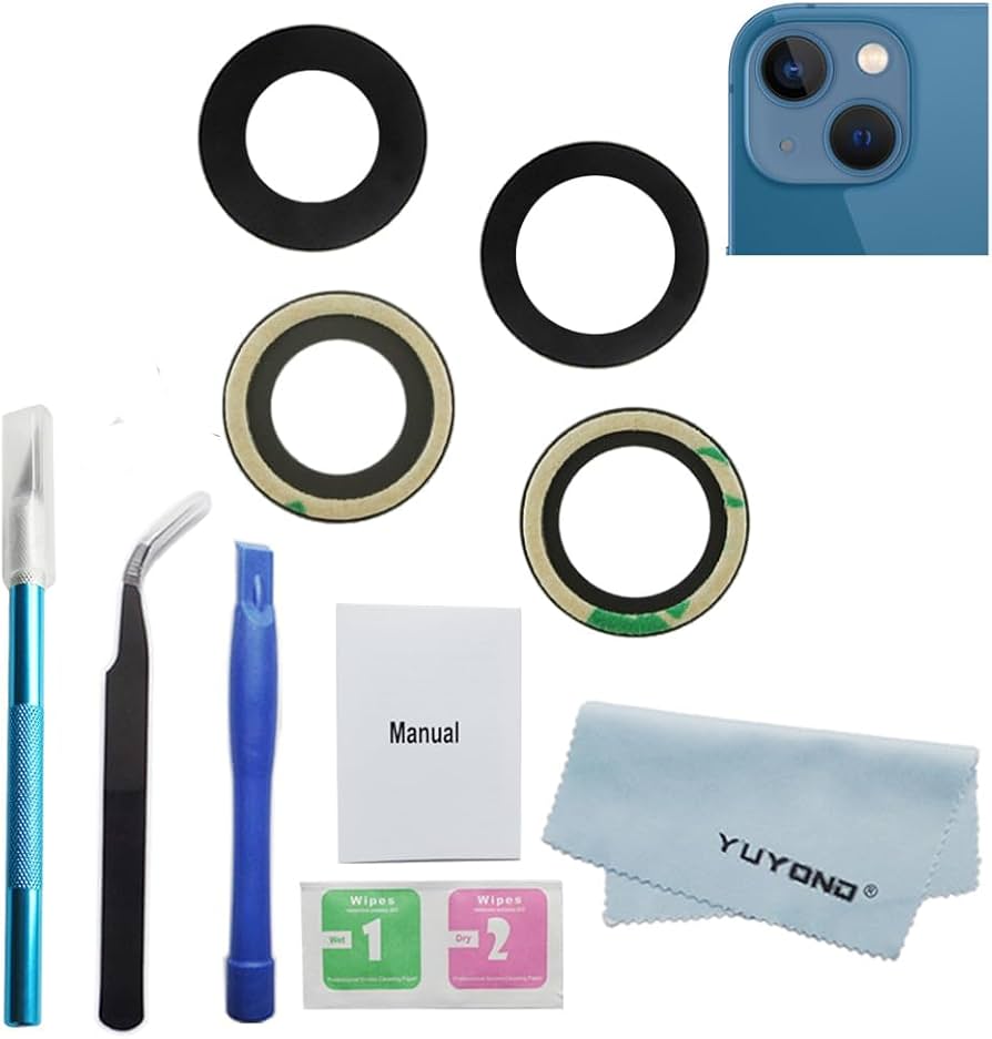 Amazon.com: YUYOND 2pcs OEM Original Rear Back Camera Glass Lens