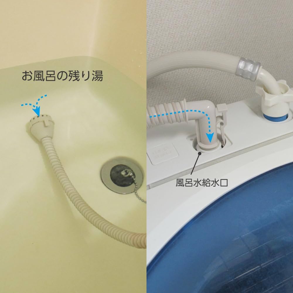 Amazon | SANEI(サンエイ) 風呂水給水ホースセット 長さ4M バスポンプ