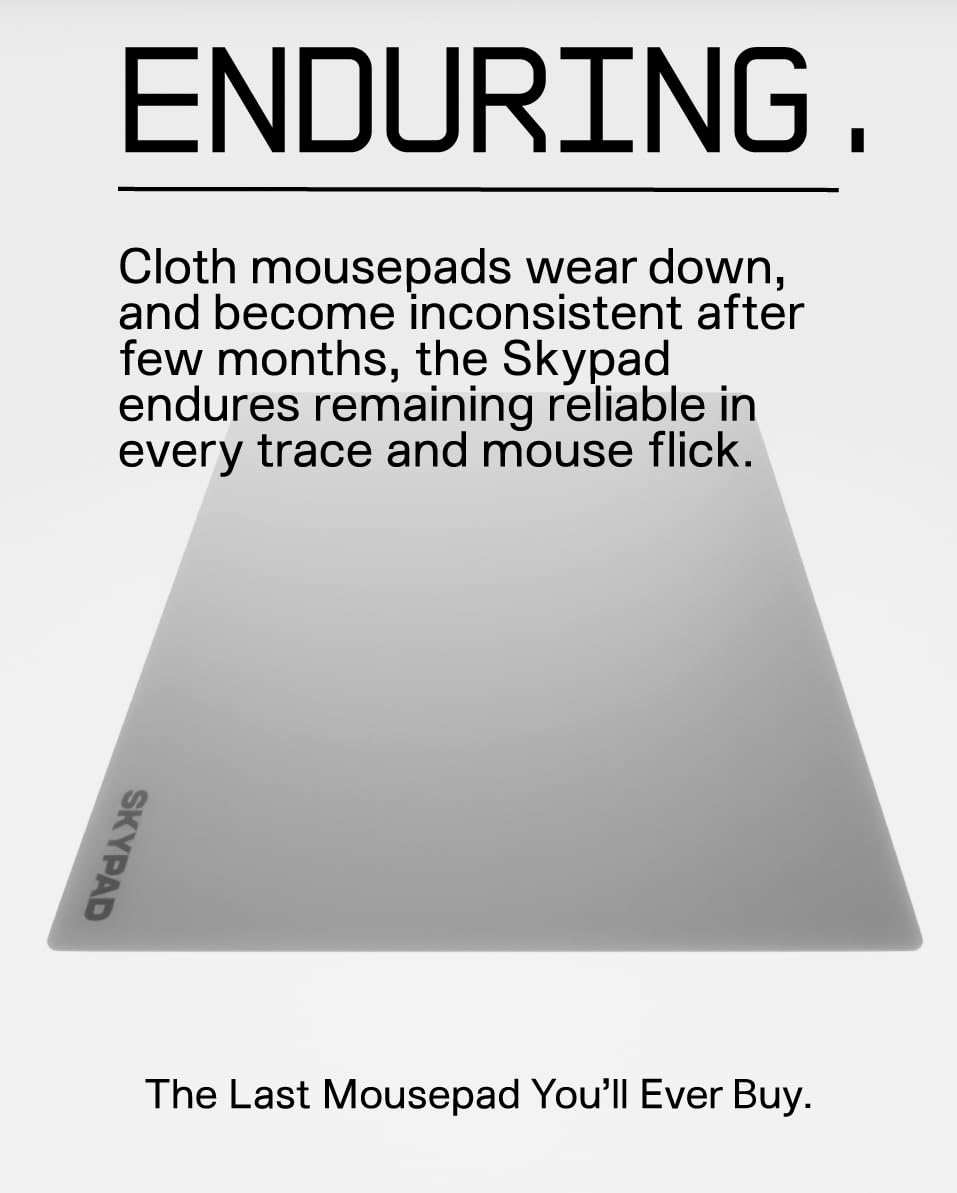 Amazon.co.jp: SkyPAD 3.0 XL ゲーミングガラスマウスパッド テキスト