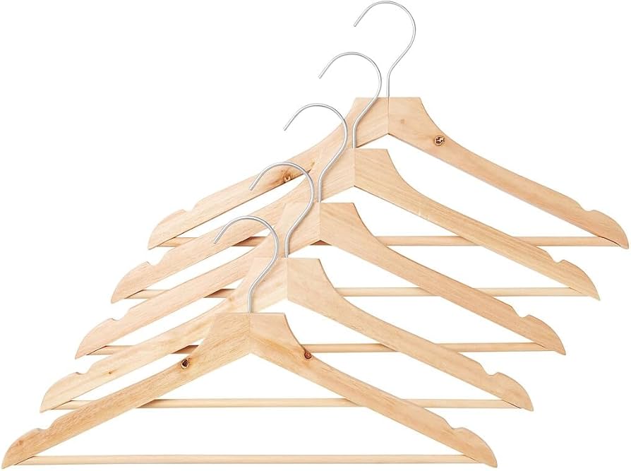 Amazon.co.jp: 無印良品 節あり木製ハンガー MA26JJ3S 5本組 : ホーム