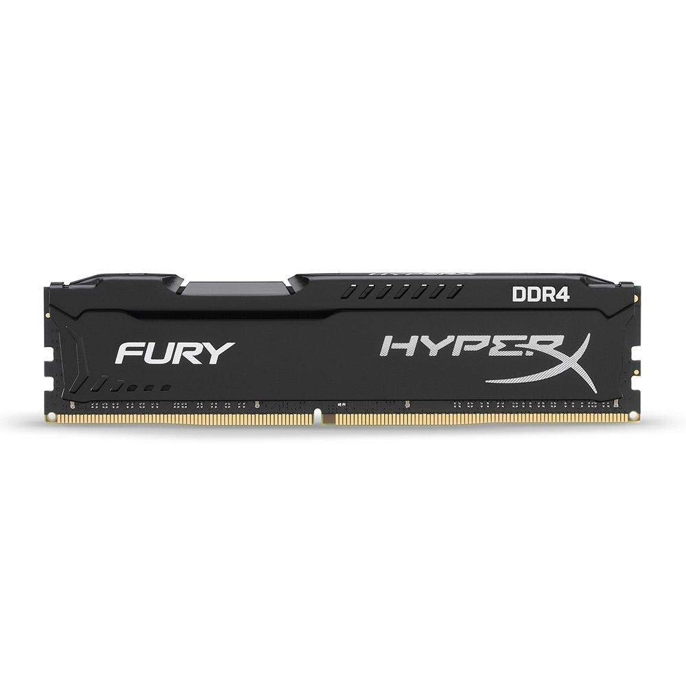Memória 16GB 2400MHz DDR4 Cl15 DIMM Fury Black, HyperX, Memória