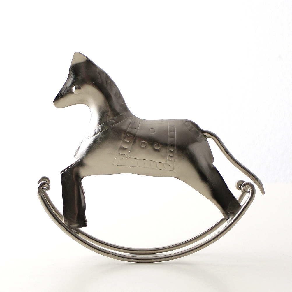 Amazon.co.jp: ロッキングホース 馬 置物 オブジェ 小物 アンティーク