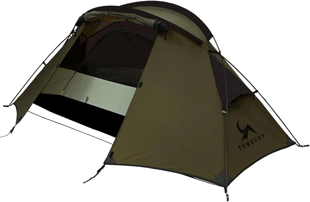 Amazon.co.jp: TOMOUNT ソロテント 超軽量 1人用 20Dナイロン バック