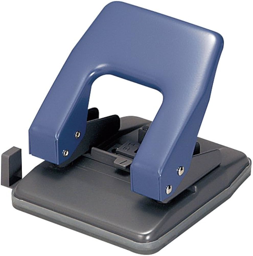 Amazon | プラス パンチ 2穴 約34枚とじ No.420 ブルー 30-428