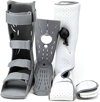 Amazon | ZXCP 足首サポーター 骨折用 簡易ギプスシューズ 術後固定