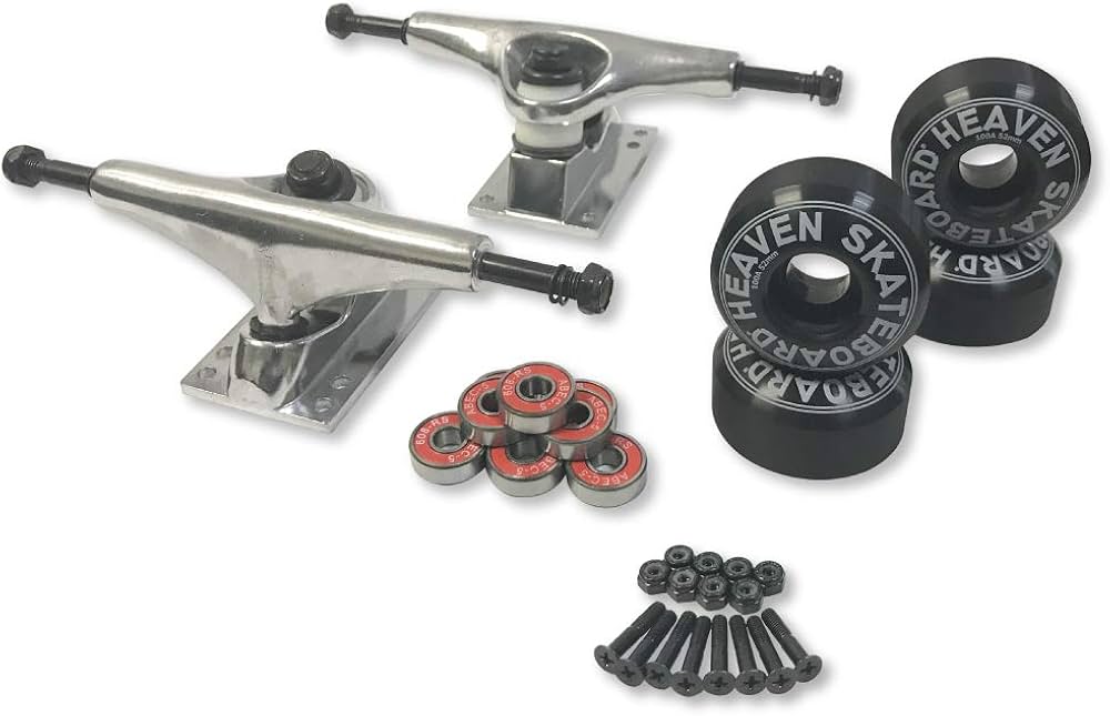 Amazon | HEAVEN SKATEBOARD スケートボード トラックとウィールの