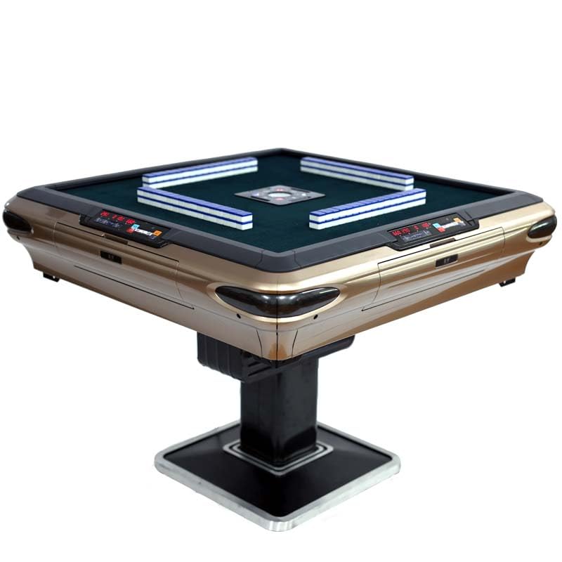 全自動麻雀卓 家庭用 折りたたみ デジタル点棒計算 ワインレッド 2136