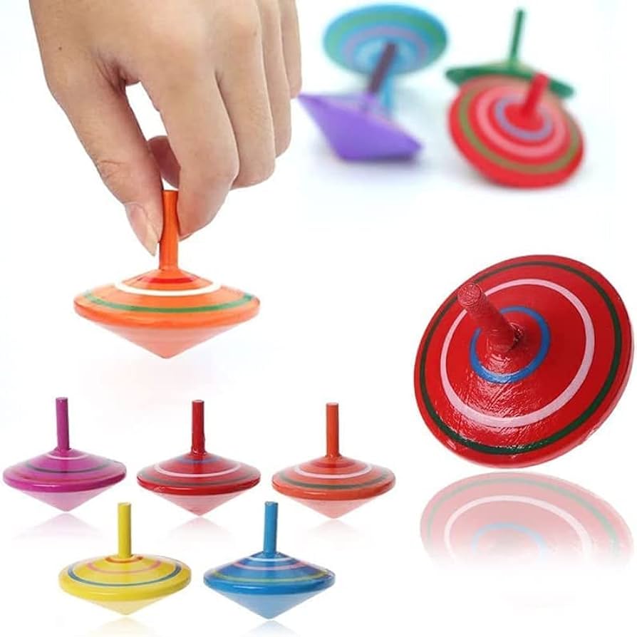 Amazon.co.jp: こま 木製こま 手作り おもちゃ 伝統独楽 独楽 手回し