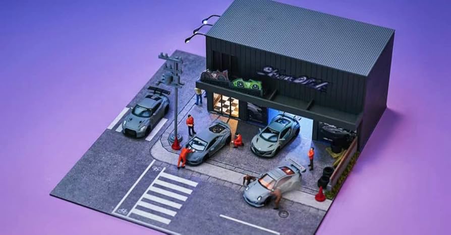 Amazon | 1/64 magic city ジオラマ LBWK JAPAN liberty walk カスタム