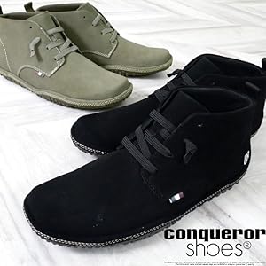 Amazon | [コンカラー]SEABED SUEDE FIT 本革 チャッカブーツ ミッド