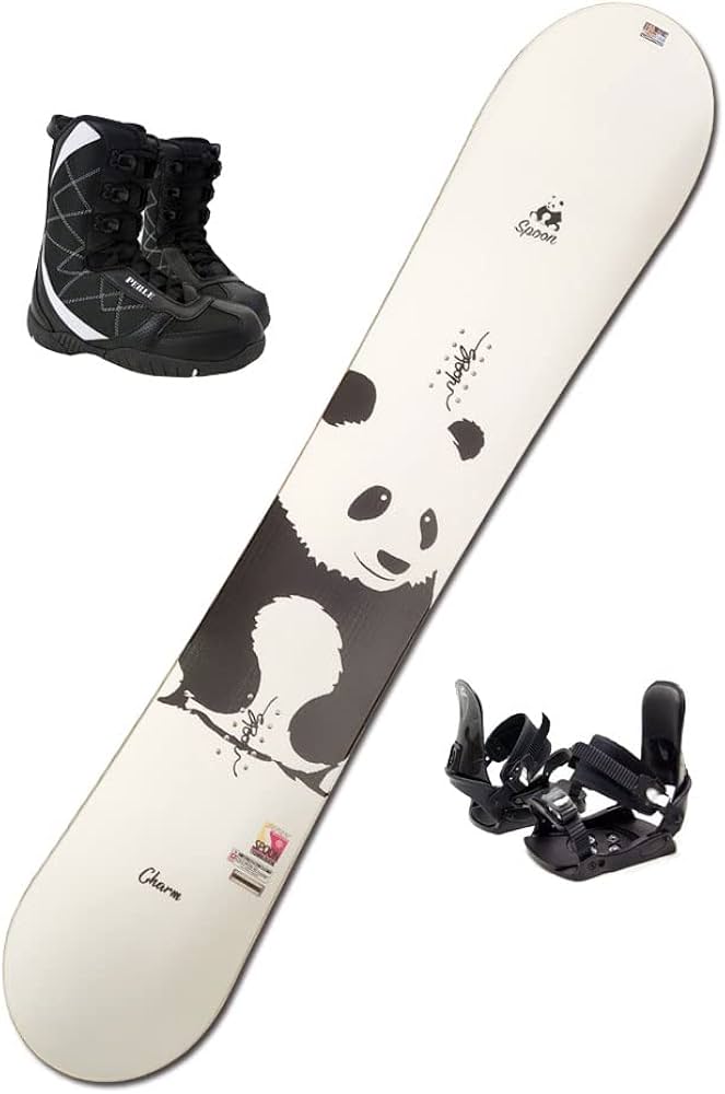 Amazon | SPOON スノーボード3点セット 21-22 CHARM WT チャーム