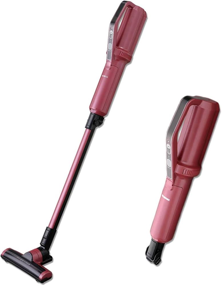 Amazon | アイリスオーヤマ 極細軽量スティッククリーナー ピンク IC