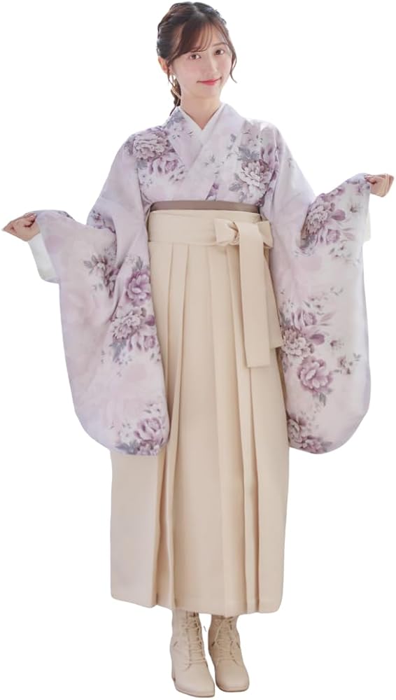 Amazon | [リラマシェリ] 袴 3点セット 小学生 大学生 レディース 卒業