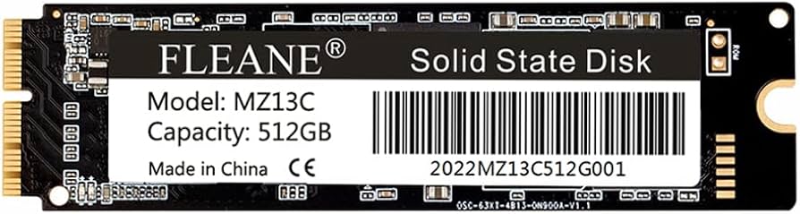 Amazon.com: FLEANE MZ13C 512GB SSD for MacBook Air (Mid 2013-2017