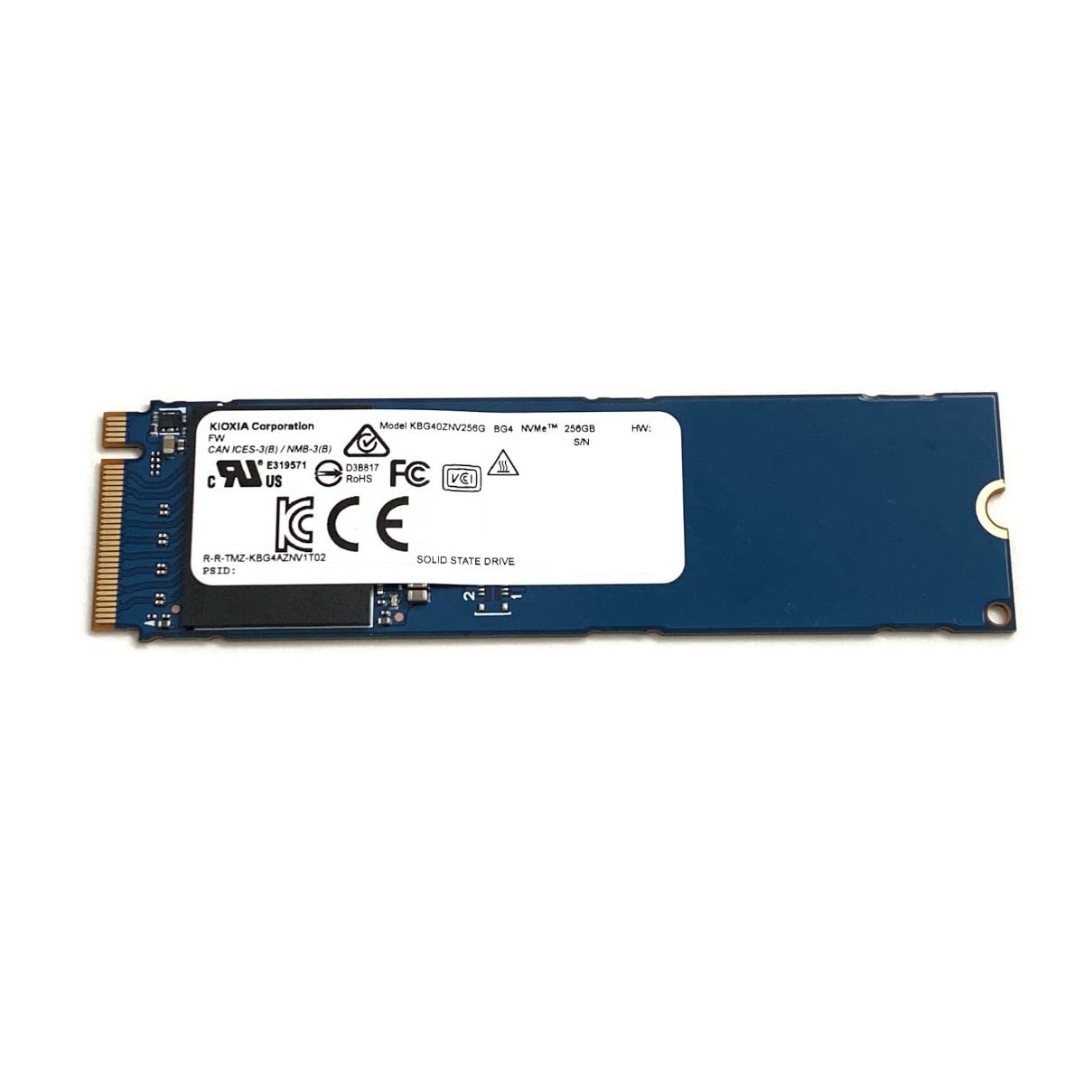 Amazon | KIOXIA SSD 256GB BG4 M.2 2280 NVMe PCIe Gen3 x4