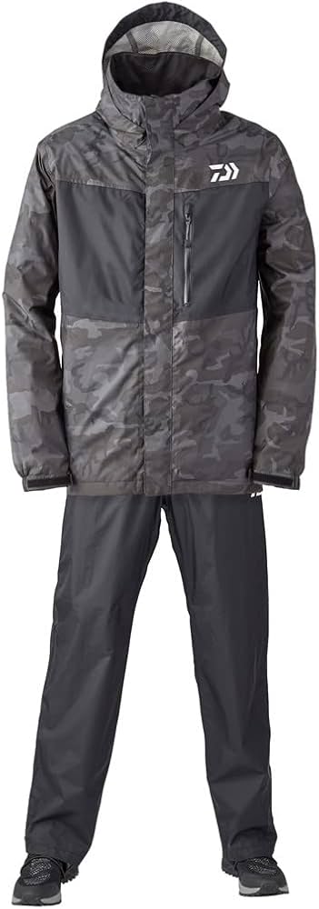 Amazon.co.jp: ダイワ(DAIWA) レインマックス レインスーツ ブラック