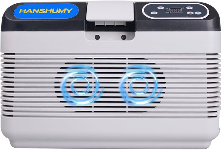 Amazon | HANSHUMY 冷蔵庫 12L -10℃～65℃ ポータブル 冷温庫 小型 ミニ