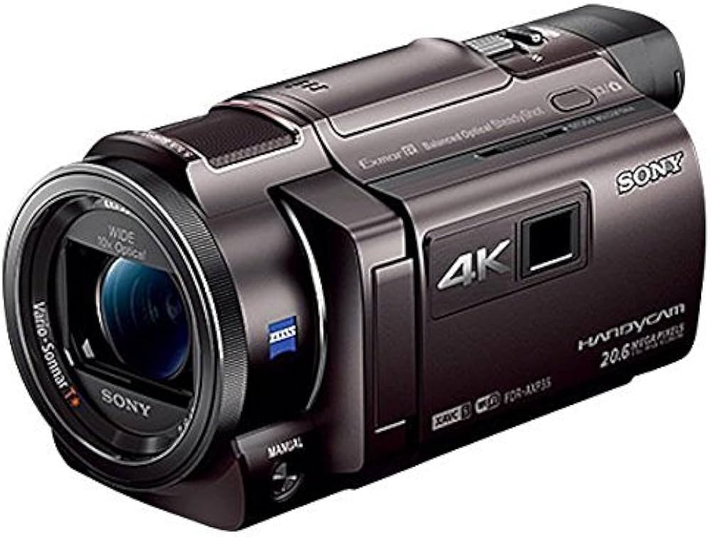 Amazon | SONY 4Kビデオカメラ Handycam FDR-AXP35 ブロンズブラウン