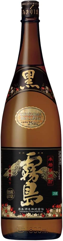 Amazon.co.jp: 霧島酒造 黒霧島 25度 1800ml : 食品・飲料・お酒