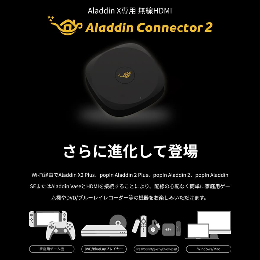 Amazon | Aladdin X2 Plus ワイヤレス HDMI コネクター2 セット 第2