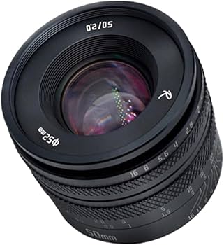 Amazon.co.jp: AstrHori 50mm F2.0 Eマウント ブラック 標準レンズ