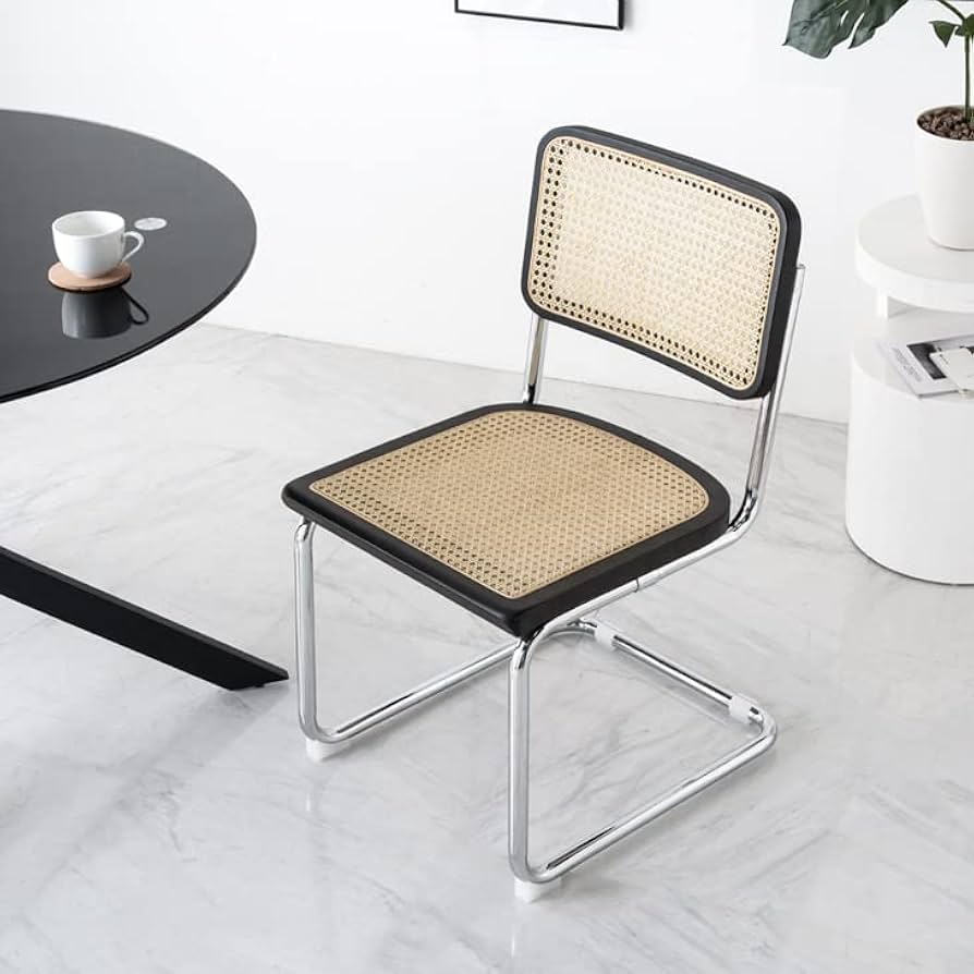 Amazon｜ダイニングチェア カンティレバーチェア ラタン チェア 椅子