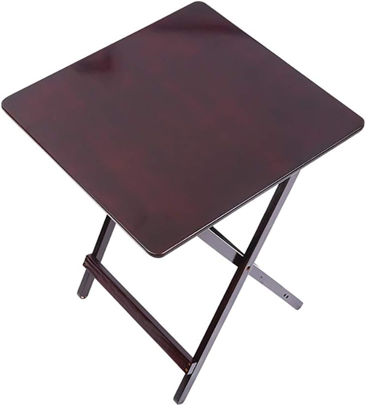 折り畳み木製ブラウン四角形ダイニングテーブル 折り畳み木製ブラウン