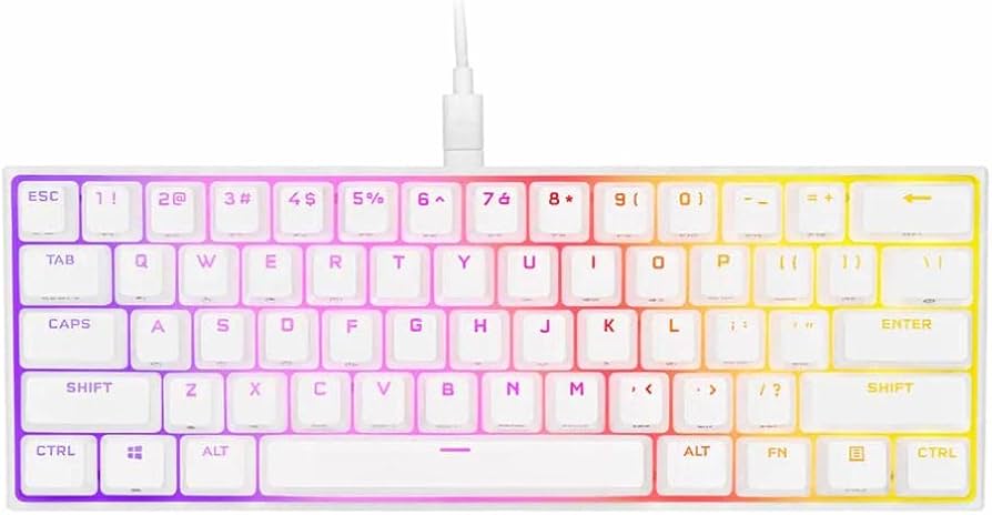 Amazon.com: Corsair K65 RGB MINI 60% Mechanical Wired Gaming