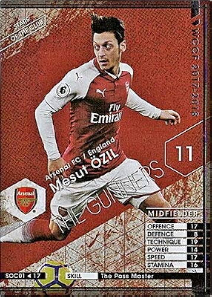 Amazon.co.jp: WCCF【17-18 Ver.3.0 /SOC 01】メスト・エジル