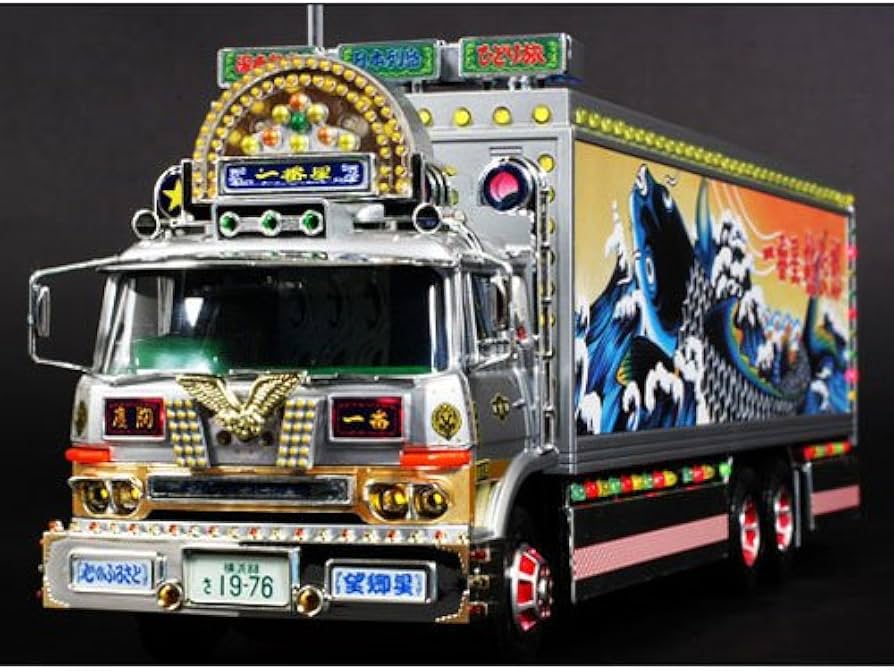 Amazon.co.jp: スカイネット 1/32 RC トラック野郎 No.13 望郷一番星