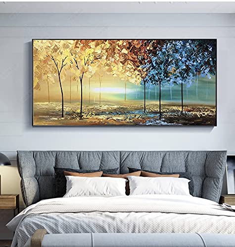 Amazon｜油絵・絵画、フレーム付きキャンバスの油彩画、手描きのモダン