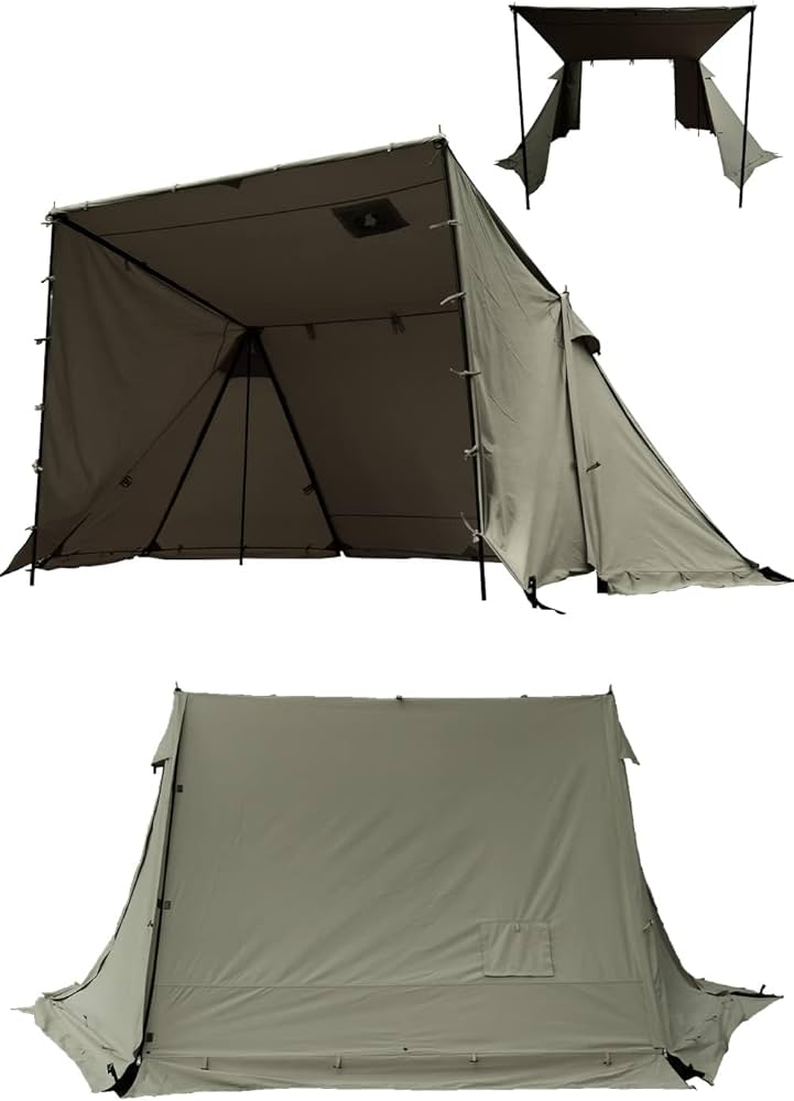 Amazon.co.jp: FUTUREFOX FOX-BASE EVO パップテント 軍幕テント ソロ