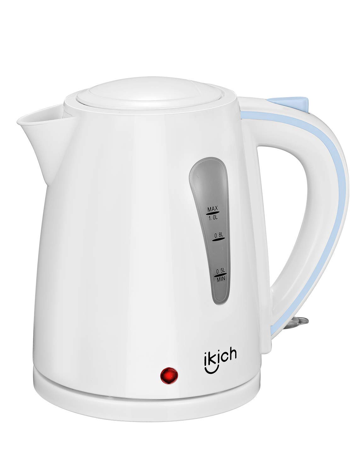 Amazon | ikich 電気ケトル 1L容量 電気ポット 湯沸かし器 1200W 自動