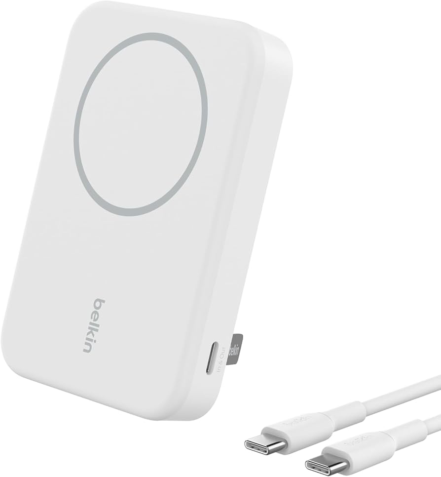 Amazon.com: Belkin Portable Charger, Wireless Power Bank 15W 8000