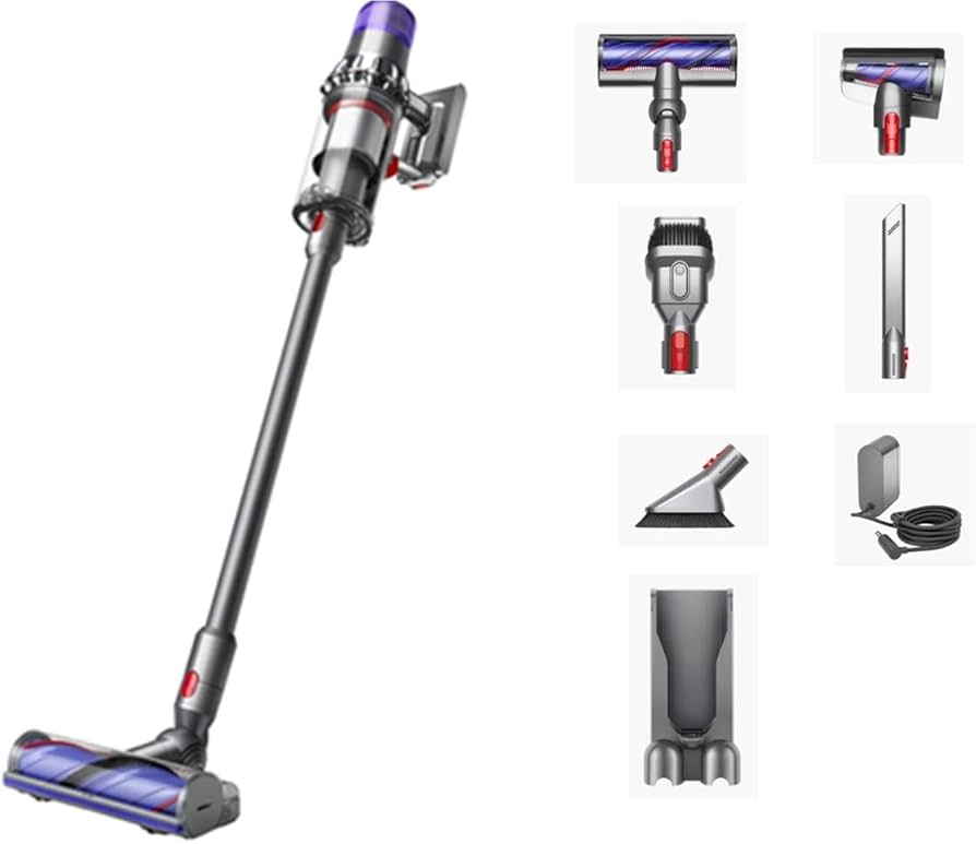 Amazon.com - Dyson V11 Cordless Vacuum Cleaner, Nickel/Blue (Renewed)