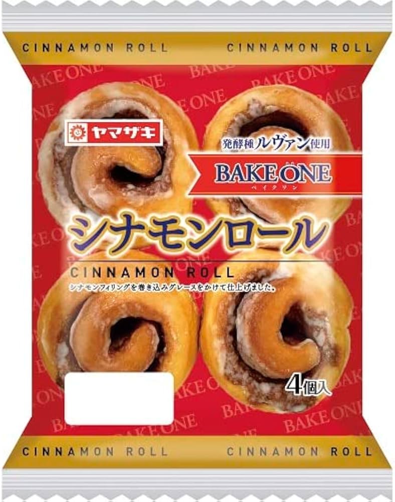 Amazon | ヤマザキ シナモンロール 4個入 | yamasaki | 菓子パン 通販