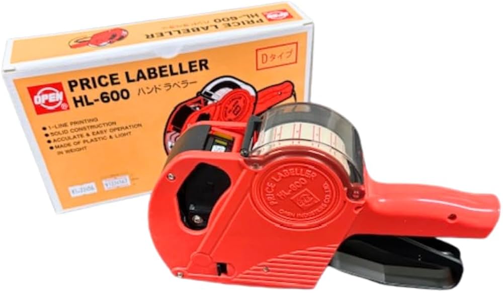 Amazon | ハンドラベラー 本体 HL-600 Dタイプ 8桁 オープン工業