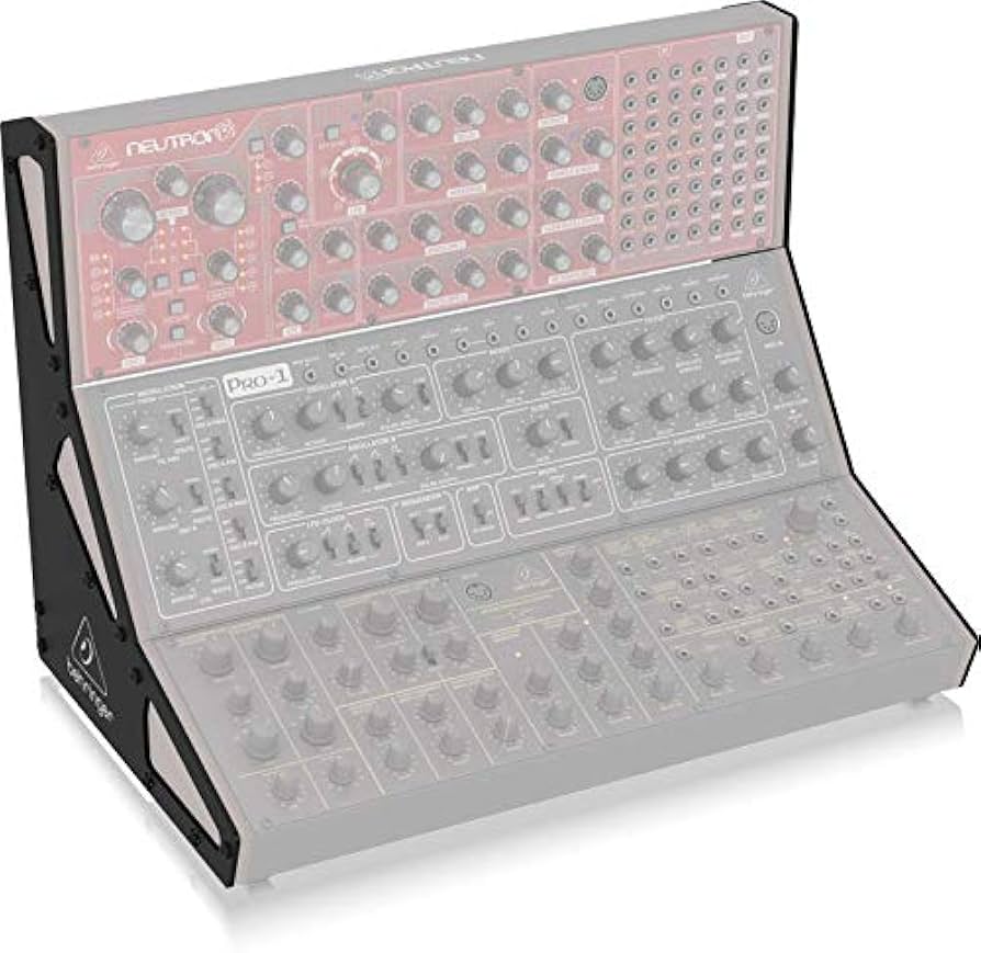 Amazon | ベリンガー ユーロラック対応シンセサイザー用3段スタンド