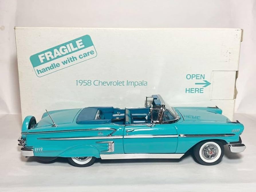 Amazon | DANBURYMINT 1/24 1958 CHEVROLET IMPALA CONVERTIBLE ダン