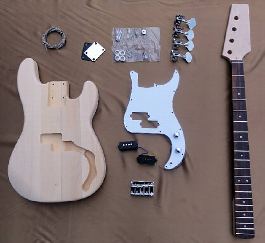 Amazon | 楽器組み立てキット エレキベース作成キット KIT-ER-PB