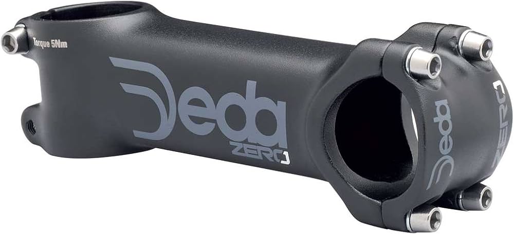 Amazon.co.jp: Deda Elementi ユニセックス ゼロ 自転車ステム 黒地に