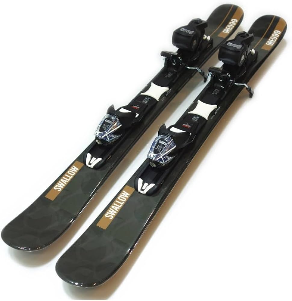 Amazon | ビンディング付きショートスキー SWALLOW OREO 99 BLK+