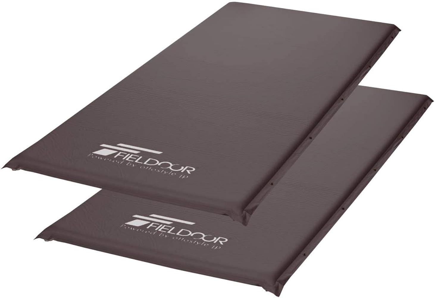 Amazon.co.jp: FIELDOOR 車中泊マット 5cm厚 【Mサイズ/ブラウン】 2個