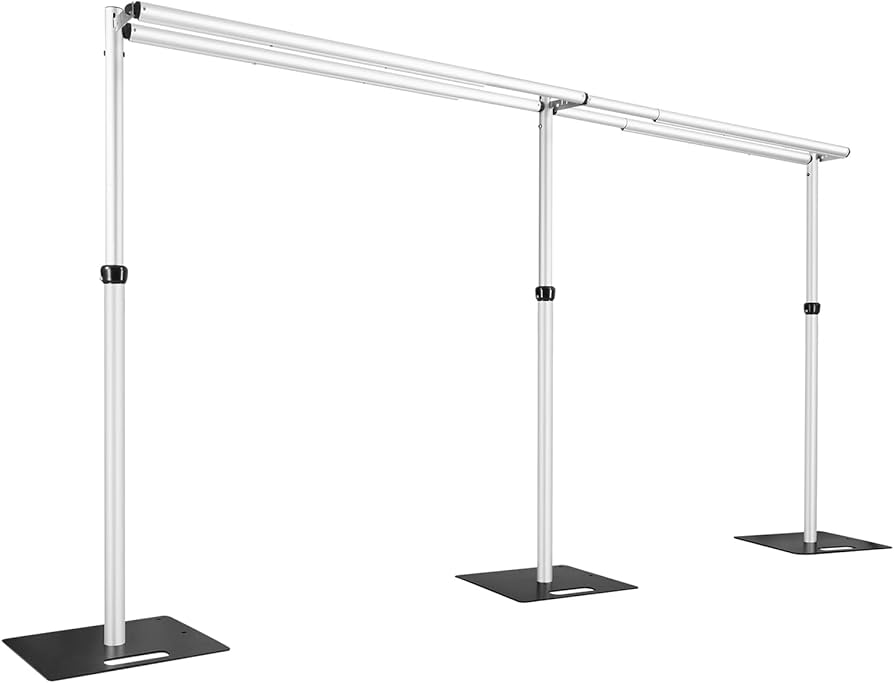 Amazon.com : Hecis Heavy Duty Backdrop Stand, 10x20Ft Double