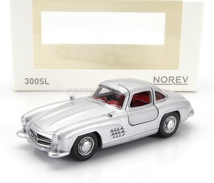 Amazon | ノレブ 1/43 メルセデスベンツ 300SL (W198) 1954 シルバー