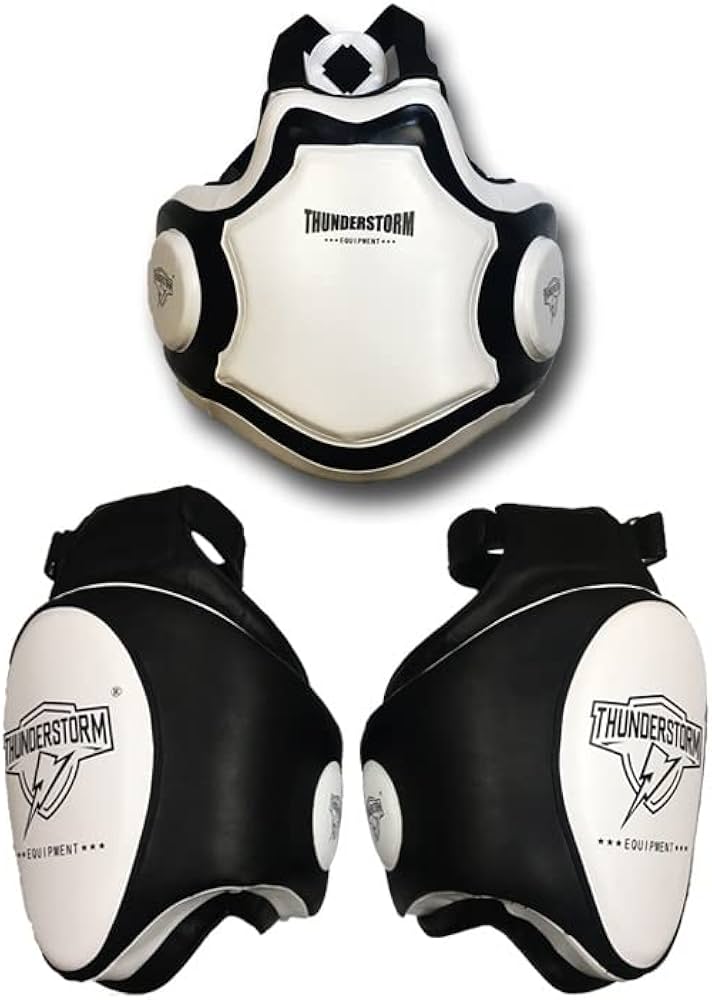Amazon | ボクシングボディプロテクター 胸ガード ボクシングミット 足