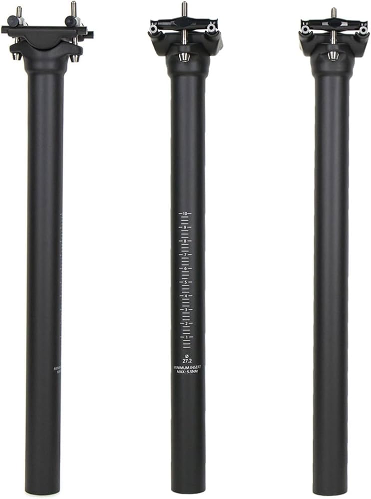 Amazon | 自転車カーボンシートポスト 27.2mm オフセット 0mm シンプル